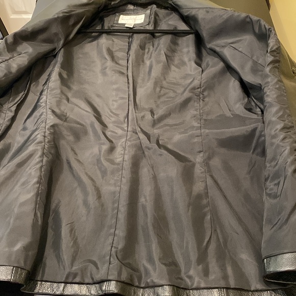Worthington Leather Jacket, Black, Large - Picture 7 of 12